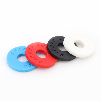 100Pcs Guitar Strap Buckle Non-slip Gasket Guitar Lock Washer