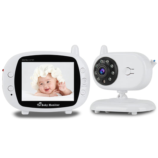 2.4G Digital Wireless 3.5 inch Color LCD Baby Monitor 5m Night Vision SP850