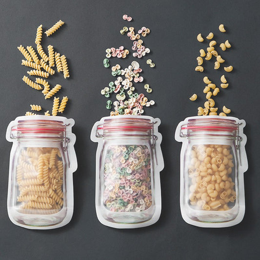 10PCS Food Bags Reusable Keeping Fresh Food-graded Food Storage Bags