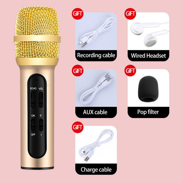 Audio Condenser Microphone Kit Vocal Studio Recording Set