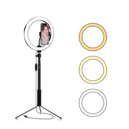 120-LED Ring Fill Light Studio Photo Video Dimmable Lamp Selfie with 1.2m Tripod
