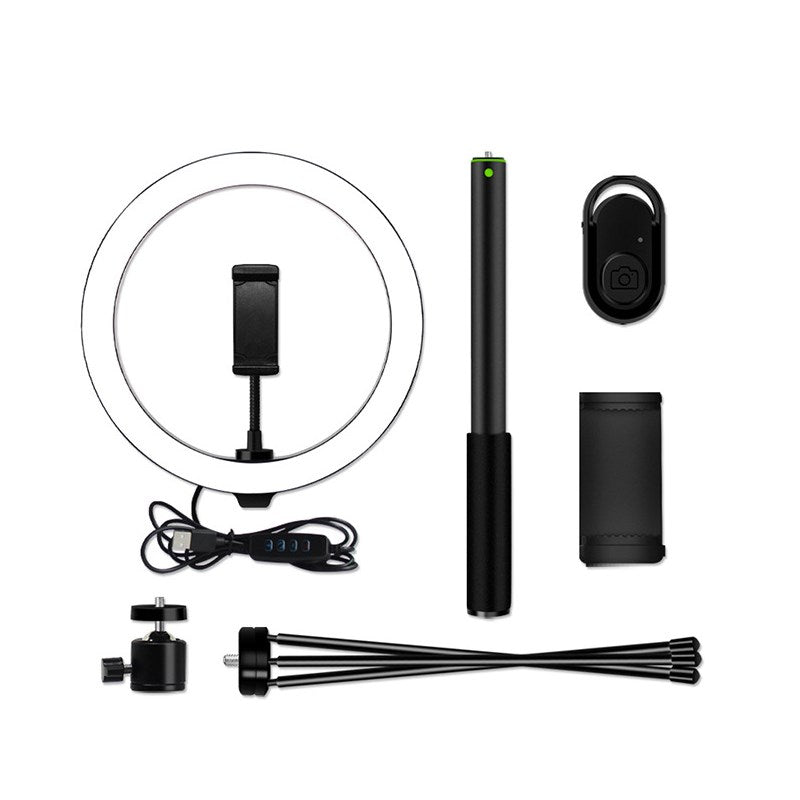 120-LED Ring Fill Light Studio Photo Video Dimmable Lamp Selfie with 1.2m Tripod