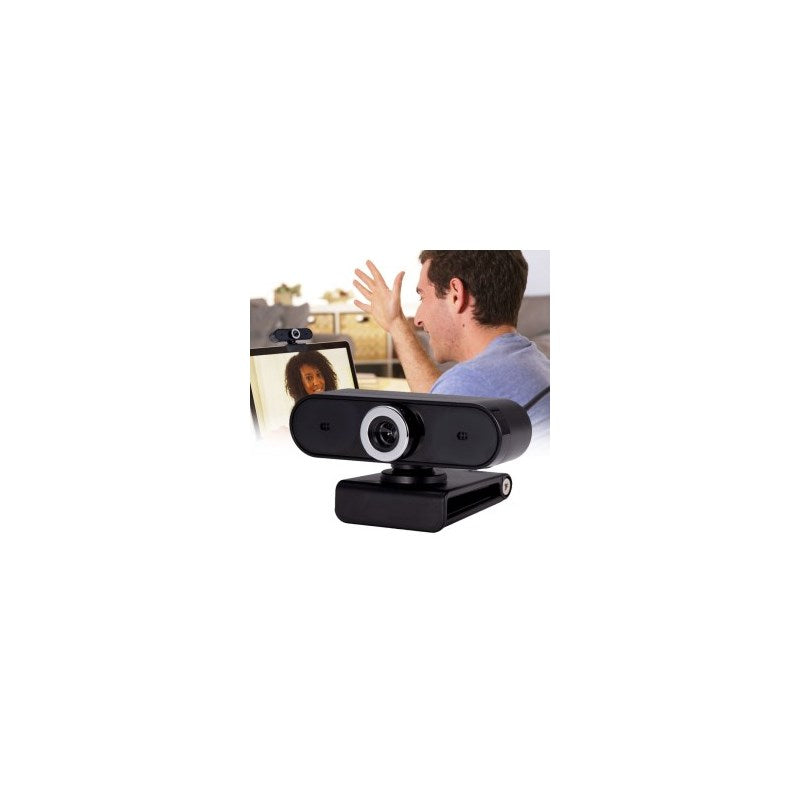 USB 2.0 HD Webcam Online Class Camera with Mic for Computer PC Laptop - 1080P