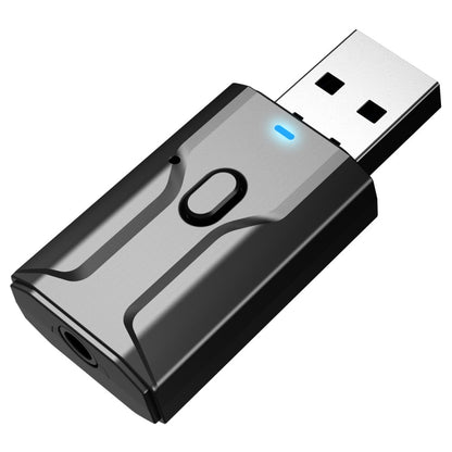 2 in 1 Car Audio Adapter Receiving Handsfree Call Bluetooth Receiver Transmitter
