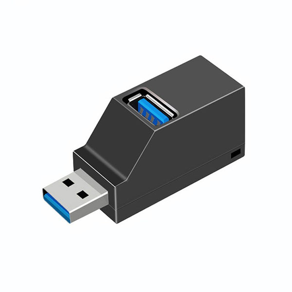 USB 3.0 Hub Splitter (2 USB 2.0 + USB 3.0) 3 Ports Mini Portable USB Splitter for Notebook Laptop PC Tablet
