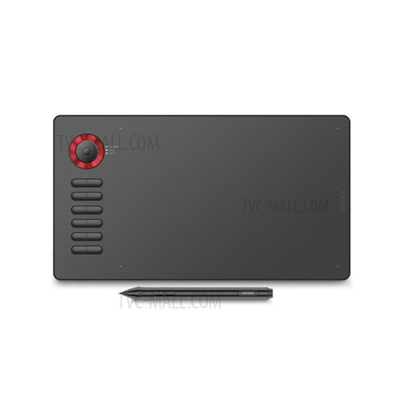 VEIKK A15 Pro Graphics Drawing Tablet 10 x 6 inch Digital Drawing Tablet with Battery-free Stylus Support Windows, Mac