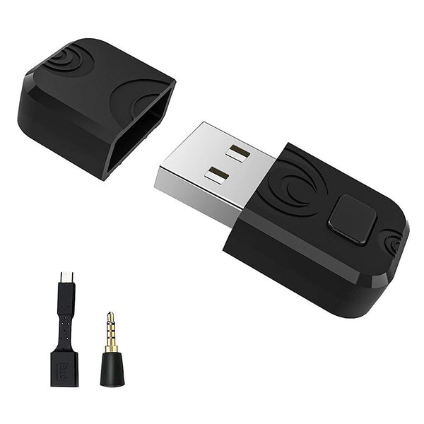 For PS4 /PS5 Switch PC Bluetooth Dongle Wireless Headset Adapter Receiver Transmitter