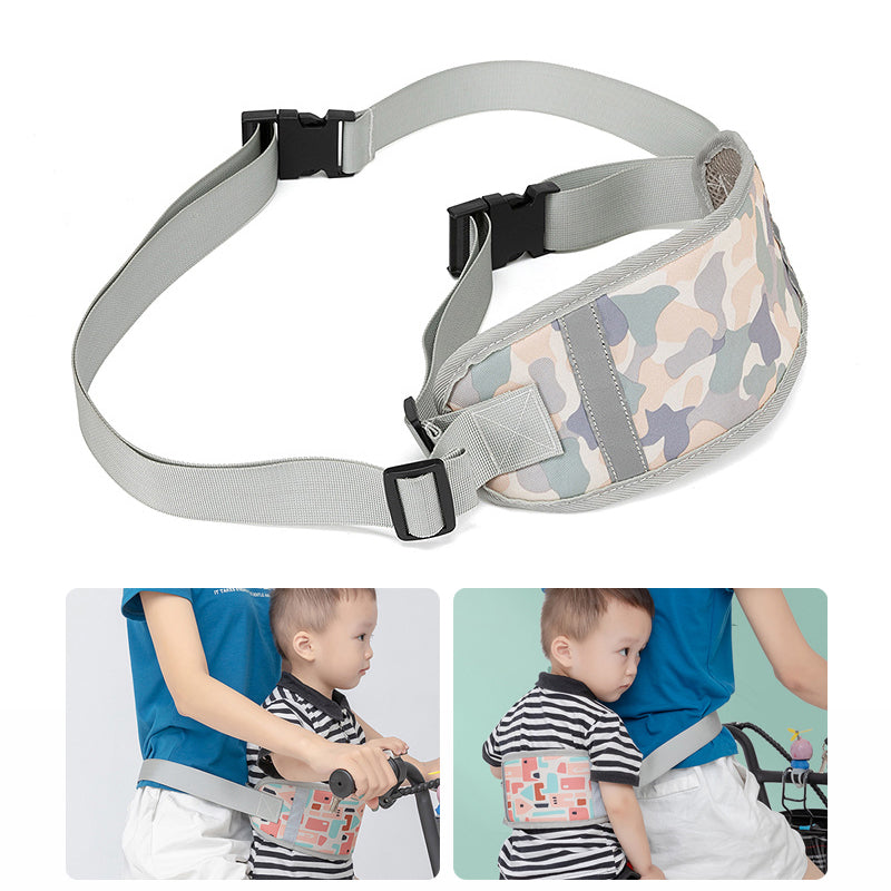 Children Motorcycle Safety Belt Kids Safety Strap Harness Seat Belt for Ages 2-7