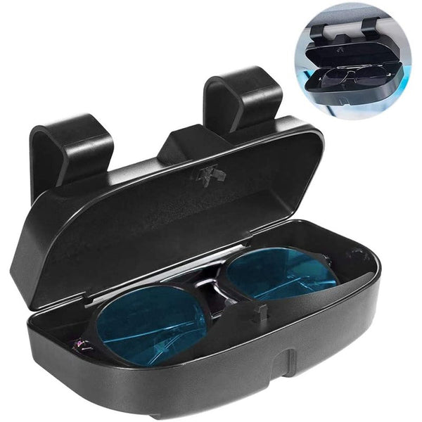 Car Sun Visor Glasses Box Universal Car Sunglasses Holder Case