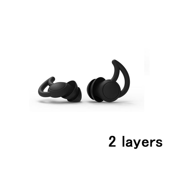 Silicone Sleeping Ear Plugs Waterproof Noise Reduction Earbuds