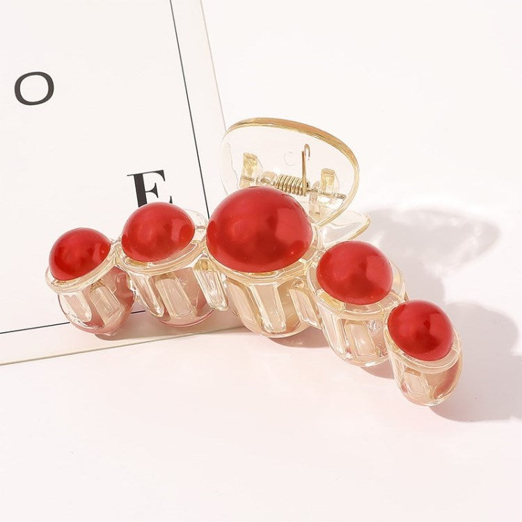 Artificial Pearl Hairpin Hairwear Rhinestone Hair Clip