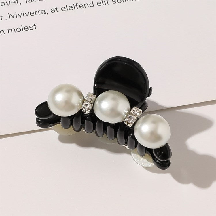 Artificial Pearl Hairpin Hairwear Rhinestone Hair Clip