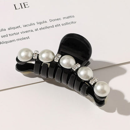 Artificial Pearl Hairpin Hairwear Rhinestone Hair Clip