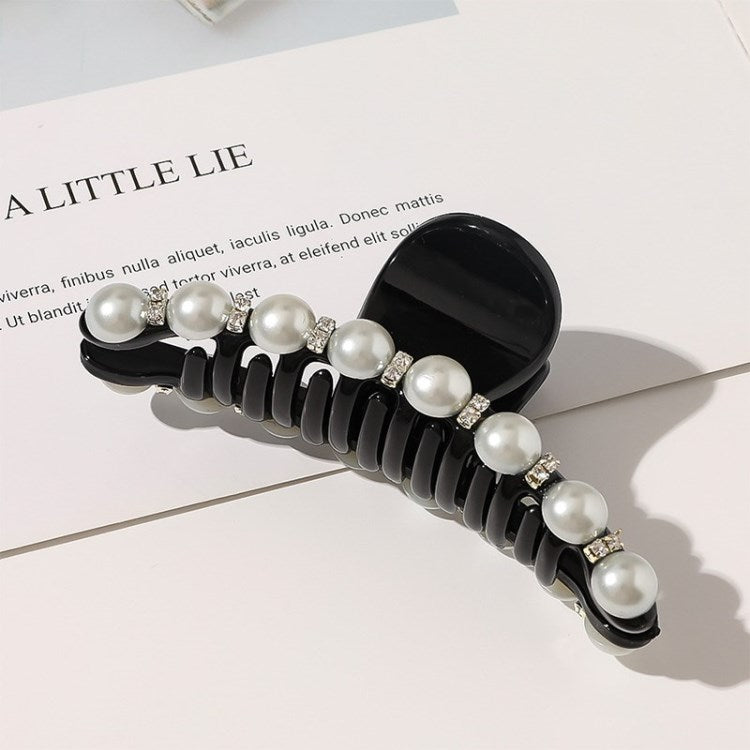 Artificial Pearl Hairpin Hairwear Rhinestone Hair Clip