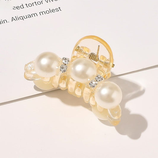 Artificial Pearl Hairpin Hairwear Rhinestone Hair Clip