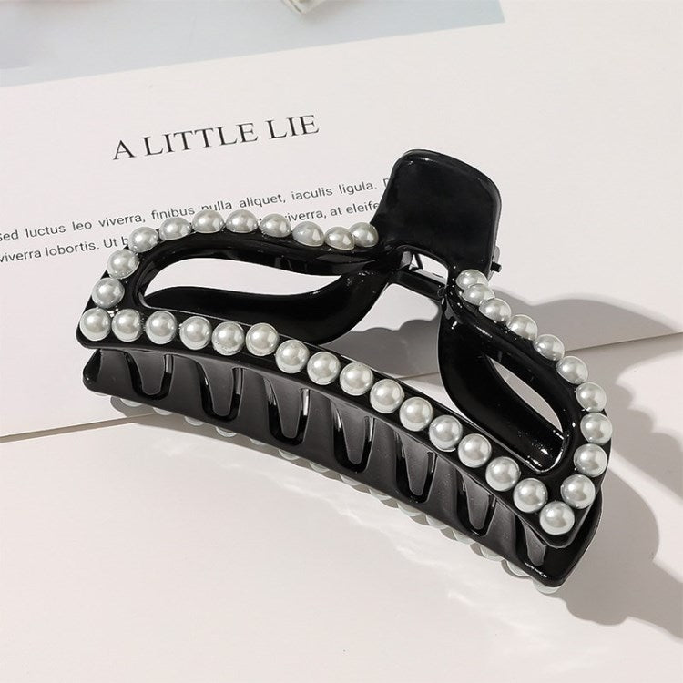 Artificial Pearl Hairpin Hairwear Rhinestone Hair Clip
