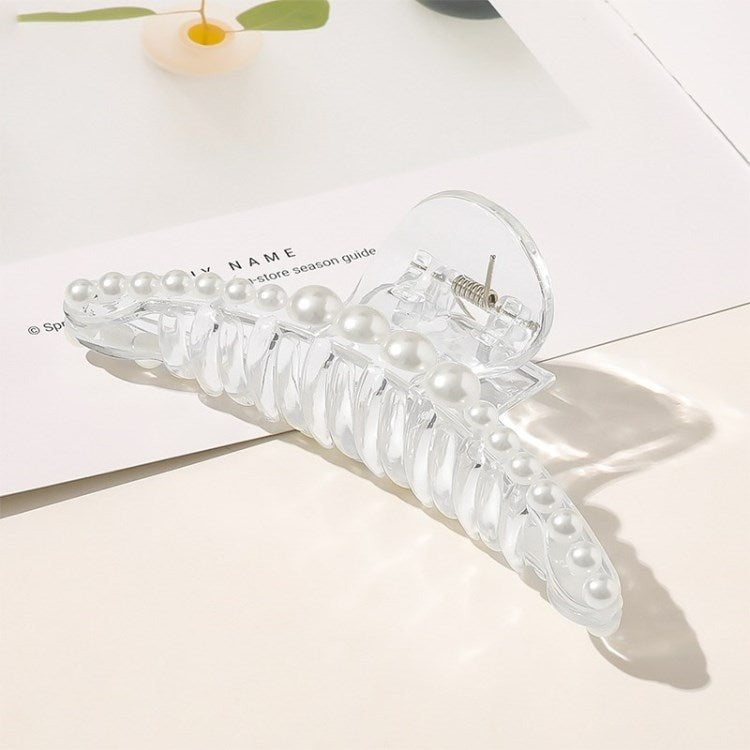 Artificial Pearl Hairpin Hairwear Rhinestone Hair Clip