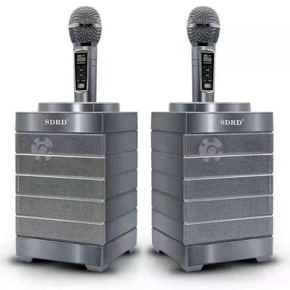 Handheld Wireless Bluetooth Karaoke Microphone Speaker KTV Singing Mic