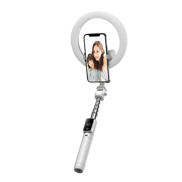 GL7 Selfie Stick Handheld Phone Stabilizer Stand Holder Tripod with Ring Light