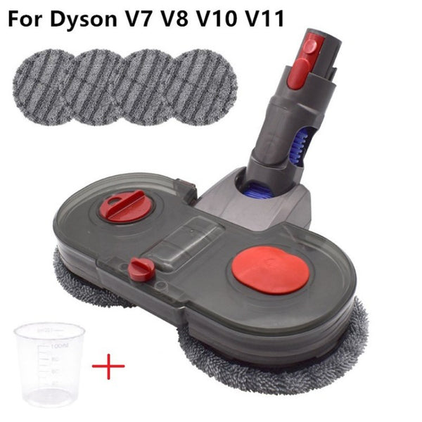 Electric Mop Set Cleaner Wet and Dry Dual-use Vacuum Cleaner Attachment for Dyson V7 V8 V10 V11