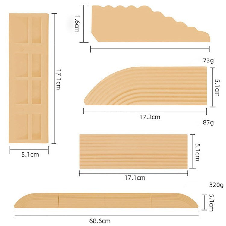 Door Threshold Seal Strip Stair Railing Robot Vacuum Cleaner Accessory