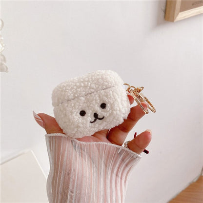 For Apple AirPods Pro/1/2/3/with Charging Case (2016)/with Wireless Charging Case (2019)/with Charging Case (2019) Earphone Box Case Plush Bluetooth Earbud Cover