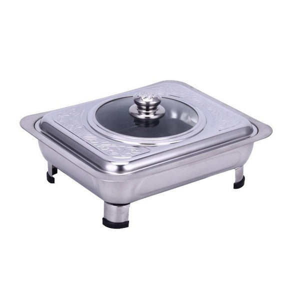 Stainless Steel Food Serving Tray Table Pan for Catering and Restaurants (BPA-free, No FDA Certificate)