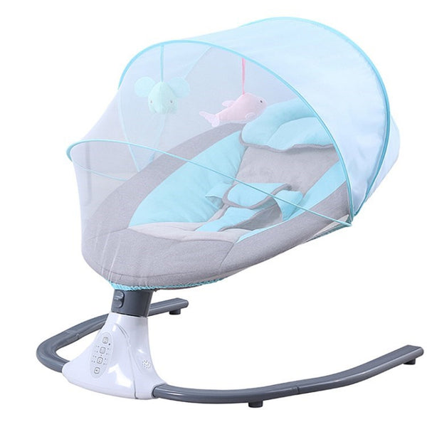 SANPLO S-Y608 Baby Rocking Chair Remote Infant Baby Swing with Bluetooth Music Speaker Auto-off Timer