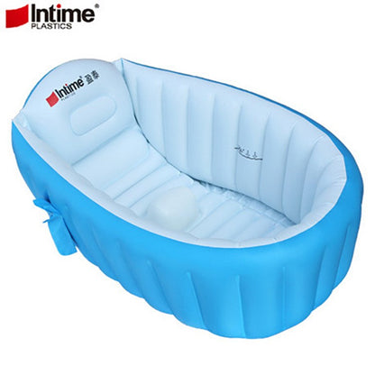 INTIME YT-226A Children Shower Basin Baby Inflatable Bathtub Infant Toddler Bathing Tub  Kids Swimming Pool Kids