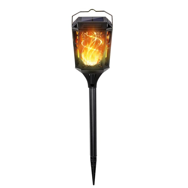 36-LED Solar Flame Light Landscape Light Outdoor Garden Lawn Lamp, Size: L