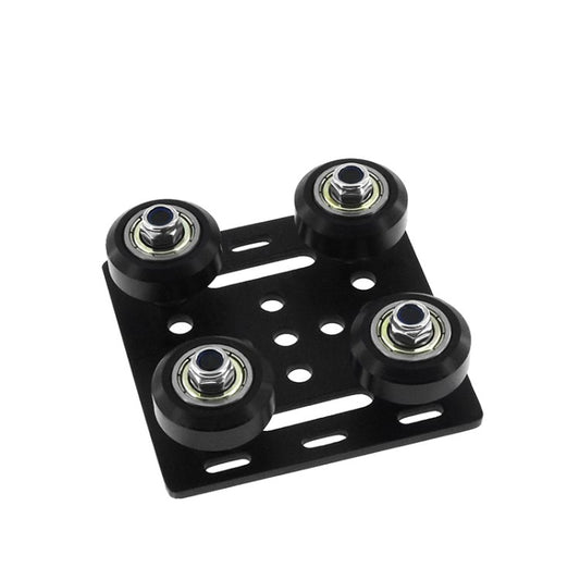 2020 V Sliding Plate Pulley Gantry Plate Kit Durable 3D Printer Components for V Slot Aluminum Profiles