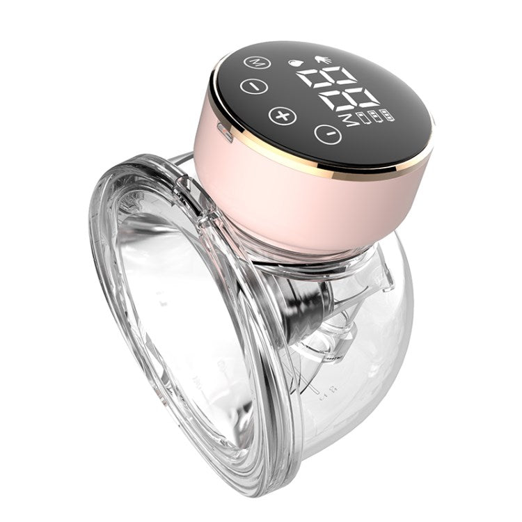 QY-102 Wearable Breast Pump LED Display Hands-Free 2 Modes 9 Levels Electric Breast Pump (No FDA Certificate, BPA Free)