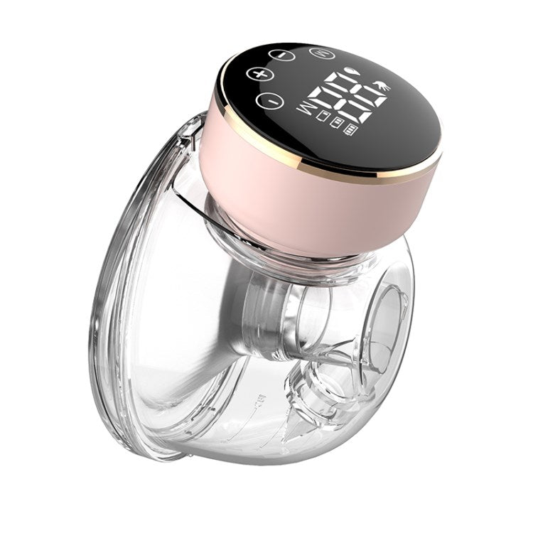 QY-102 Wearable Breast Pump LED Display Hands-Free 2 Modes 9 Levels Electric Breast Pump (No FDA Certificate, BPA Free)
