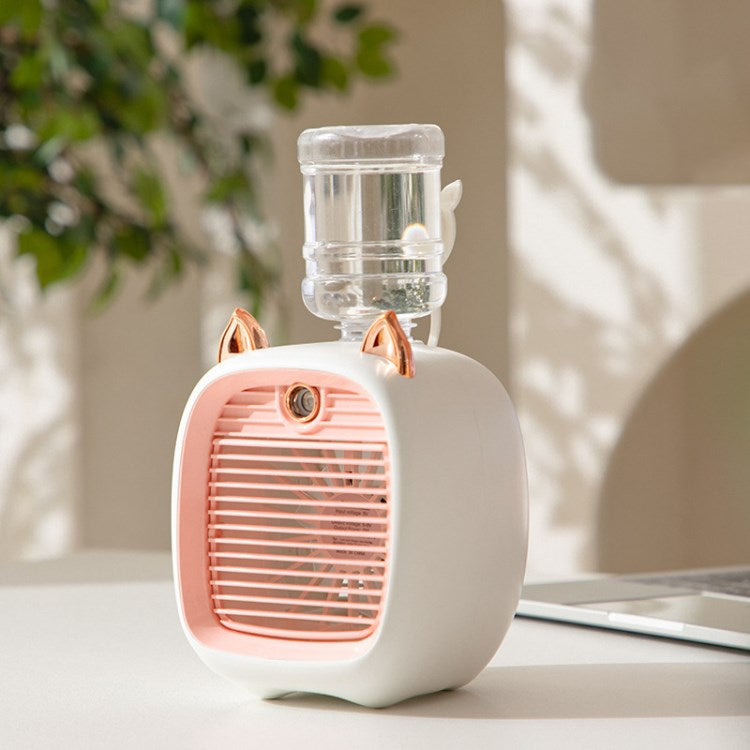 Office Desktop Mini Air Conditioning Fan 270ML Water Tank Spray Cooling Fan Air Cooling Cooler