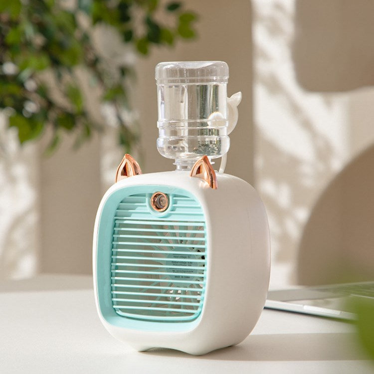 Office Desktop Mini Air Conditioning Fan 270ML Water Tank Spray Cooling Fan Air Cooling Cooler