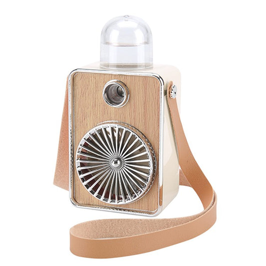 Portable Summer Cooling Fan with Light Mute Spraying Fan Personal Humidifier Fans