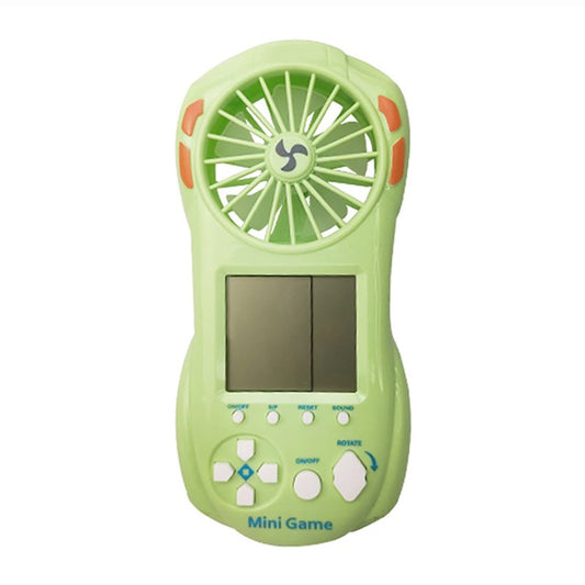 2 in 1 Retro Game Console Handheld Fan Color Screen 23 Games Console for Kids Adults
