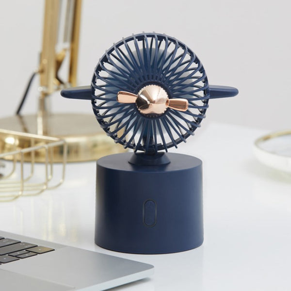 Cactus Handheld Fan Mini Desktop USB Desk Fan 3 Speeds Strong Wind Quiet Fan for Room Home Office Travel