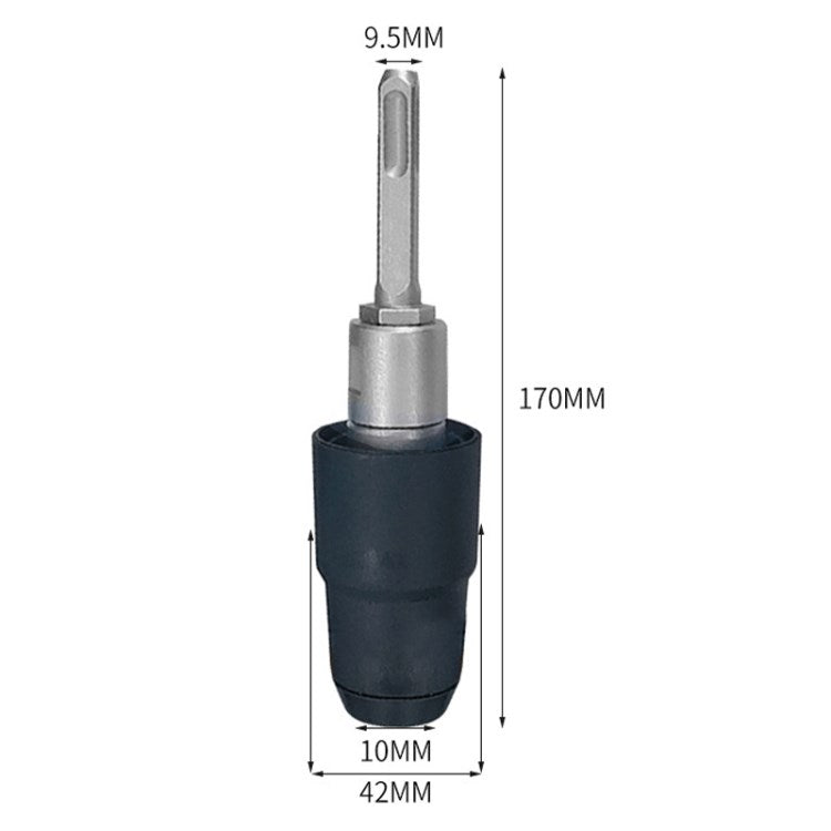 Round Square Shank Electric Hammer Drill Bit Converter Hard Hammer Bit Adapter for Concrete Marble