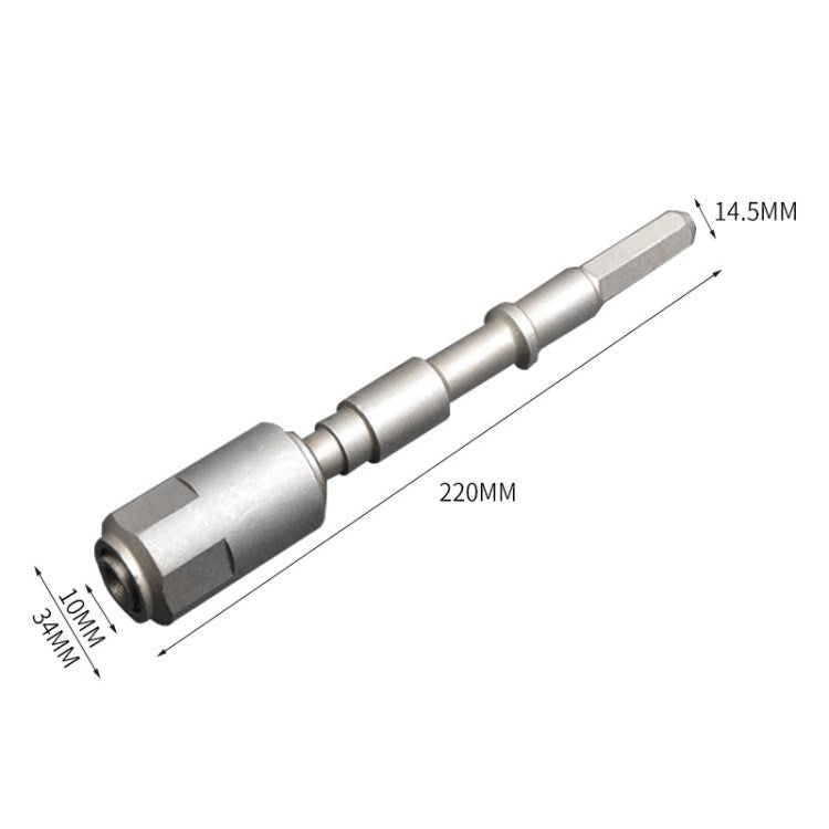 Round Square Shank Electric Hammer Drill Bit Converter Hard Hammer Bit Adapter for Concrete Marble