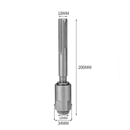 Round Square Shank Electric Hammer Drill Bit Converter Hard Hammer Bit Adapter for Concrete Marble