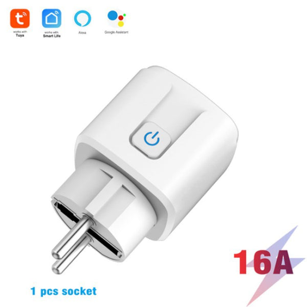 Smart Plug 16A/20A WiFi Outlet Socket Plug for Amazon Alexa Google Assistant