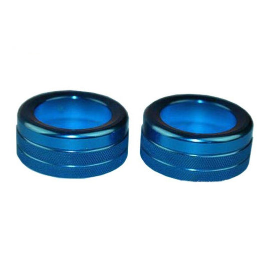2Pcs/Set Car Air Conditioner Knob Kit for Cayenne 10-17 Year Volume Switch Button Decorative Ring