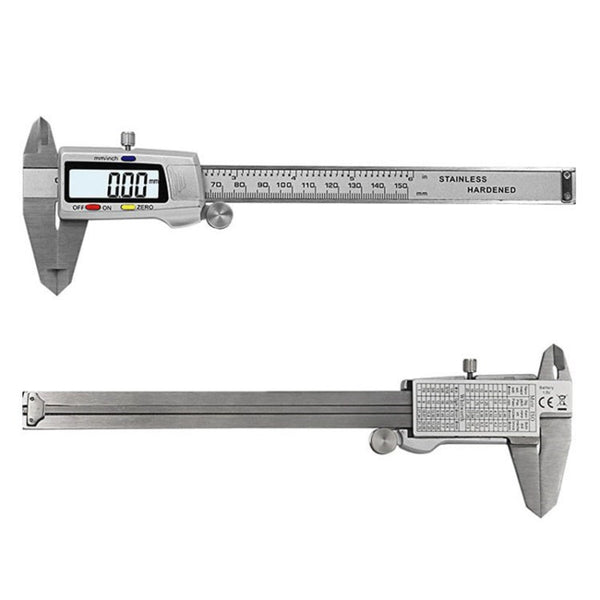 HUOTO 6-inch 0-150mm Digical Callipers Measuring Tool Stainless Steel Electronicernier Caliper Micrometer