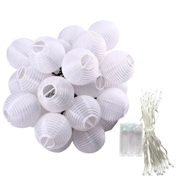 LED Solar Lantern String Lights 3m 20Pcs LED Garland Lantern Lamp Garden Patio Outdoor Decorative Lights