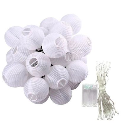 LED Solar Lantern String Lights 3m 20Pcs LED Garland Lantern Lamp Garden Patio Outdoor Decorative Lights