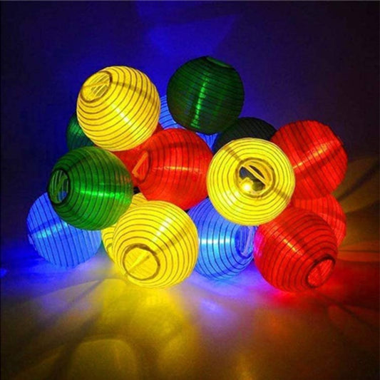 LED Solar Lantern String Lights 3m 20Pcs LED Garland Lantern Lamp Garden Patio Outdoor Decorative Lights