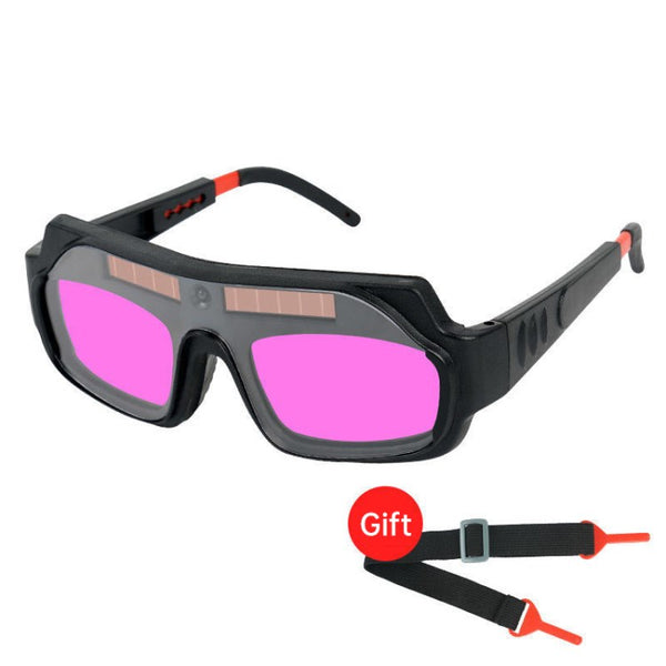 Anti-wear Durable Auto Darkening Welding Mask Helmet Goggles Glasses + Strap