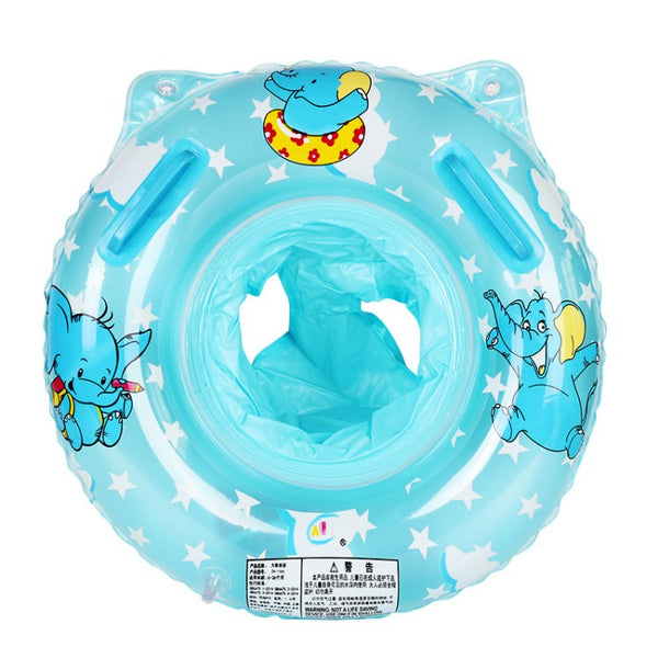 Baby Swimming Float Inflatable Infant Pool Float Swimming Ring with Seat for Pool Bathtub Outdoor Water Fun