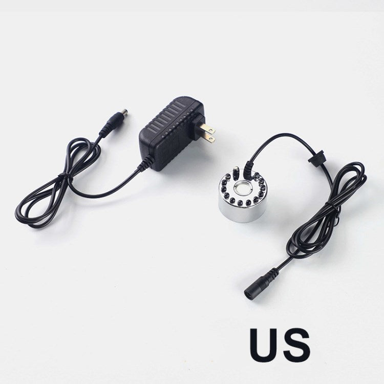 24V Ultrasonic Mist Maker Fogger Atomizer for Water Fountain Pond Pot Rockery Sink